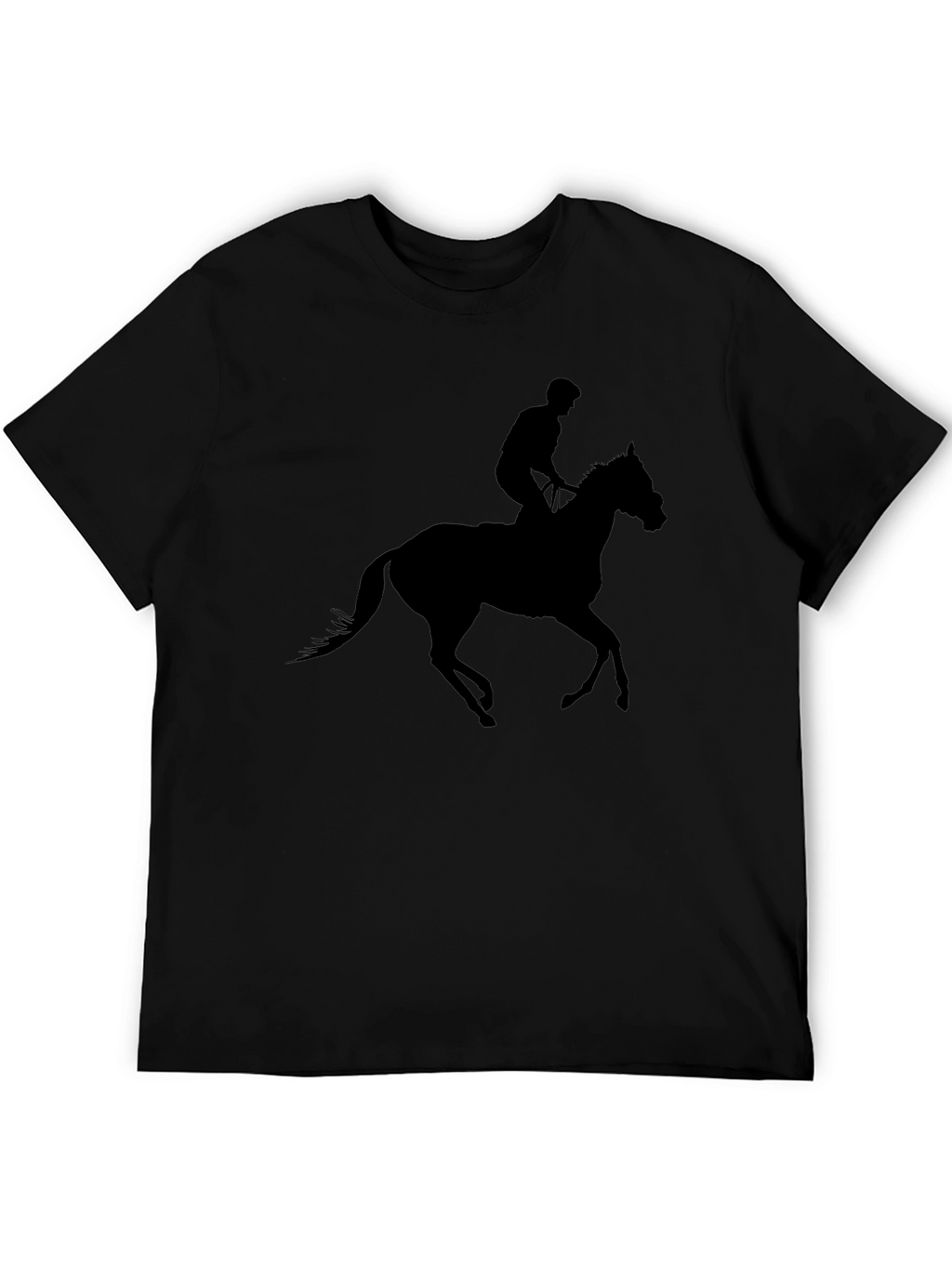 Black Horse & Rider Graphic Tee