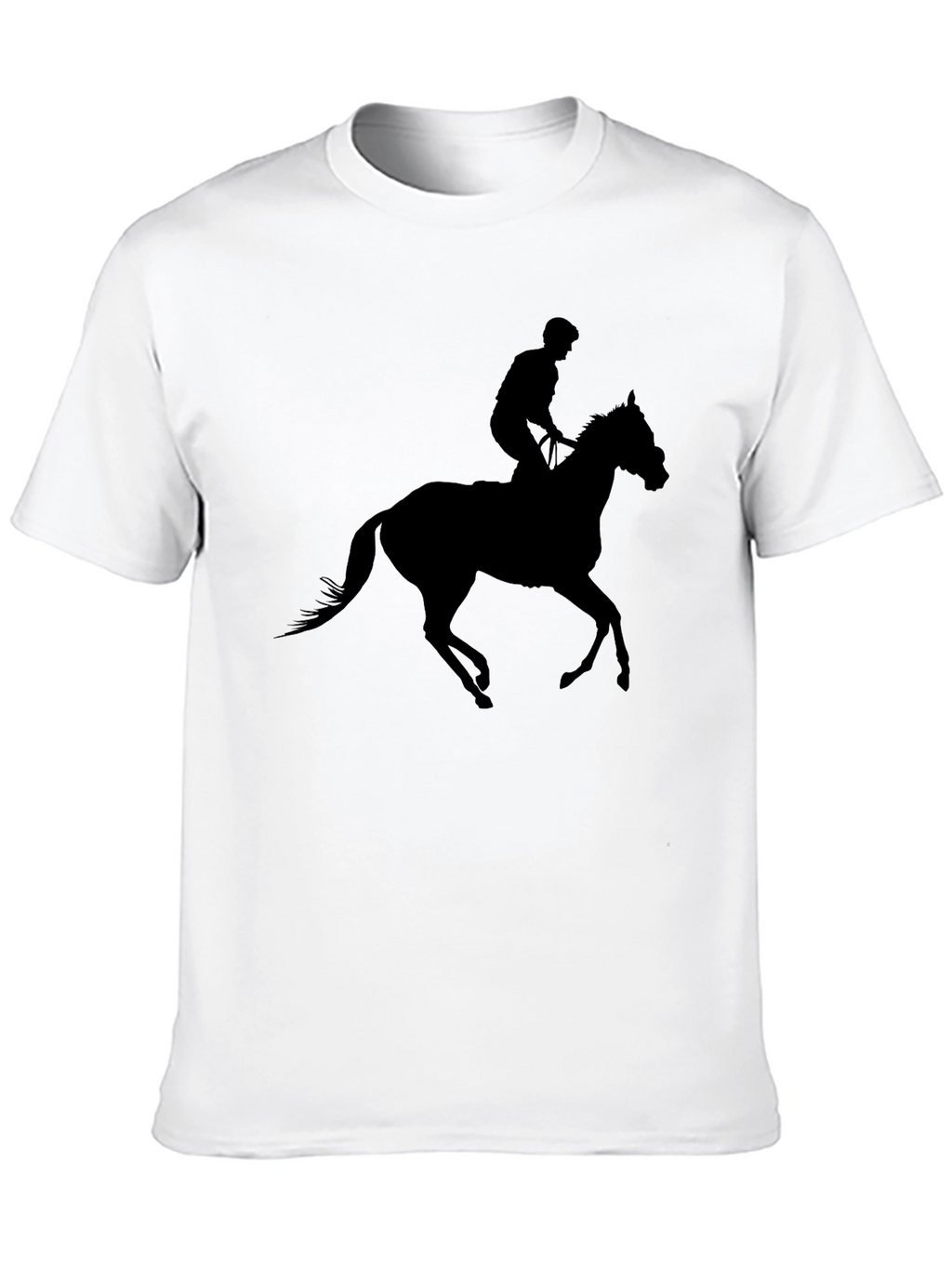 Black Horse & Rider Graphic Tee