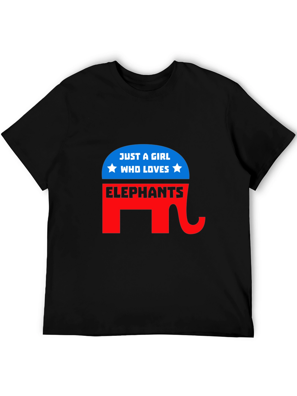 Girl Loves Elephants T-Shirt
