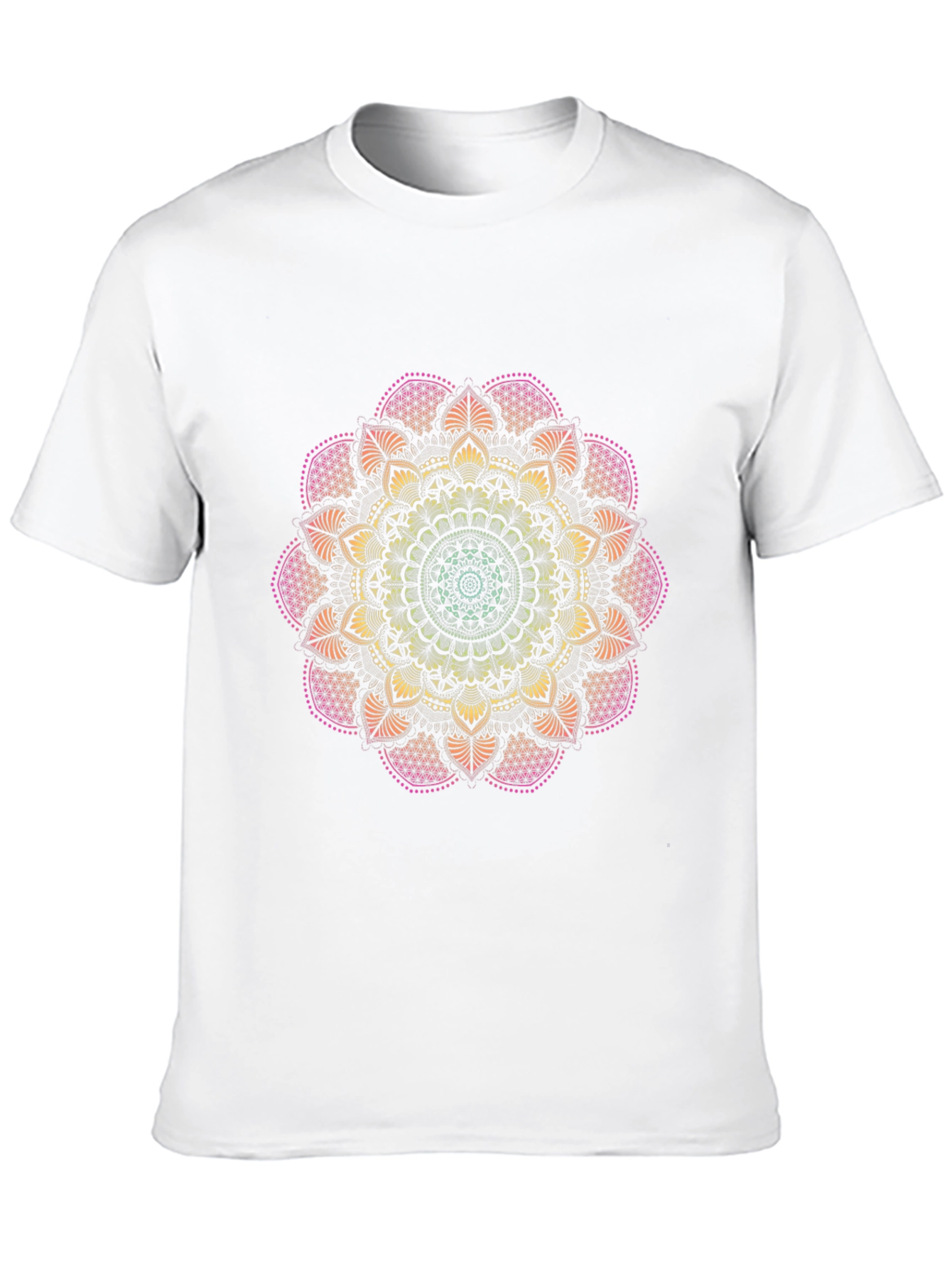 Mandala Design Black T-Shirt - Stylish & Comfortable