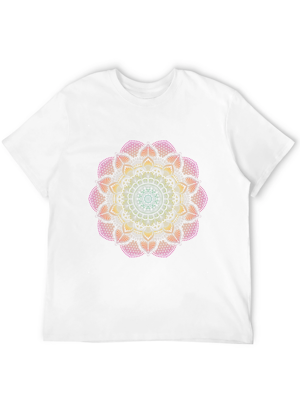 Mandala Design Black T-Shirt - Stylish & Comfortable