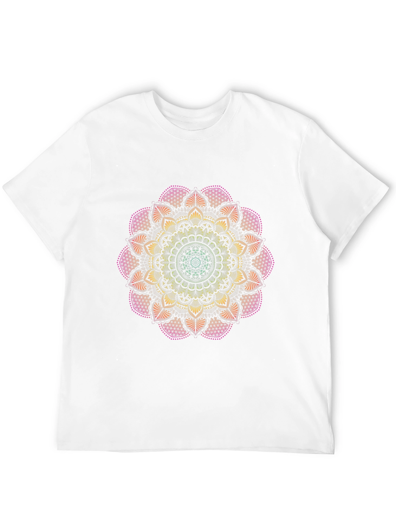 Mandala Design Black T-Shirt - Stylish & Comfortable