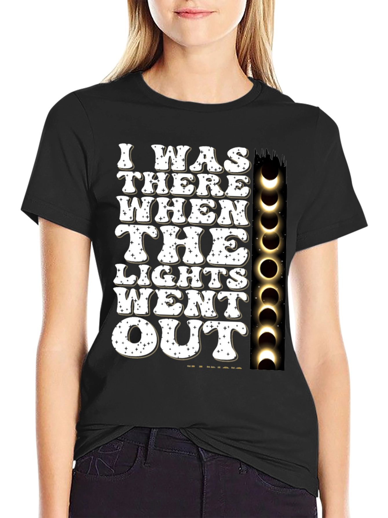 I Was There When The Lights Went Out Total Solar Eclipse T-Shirt