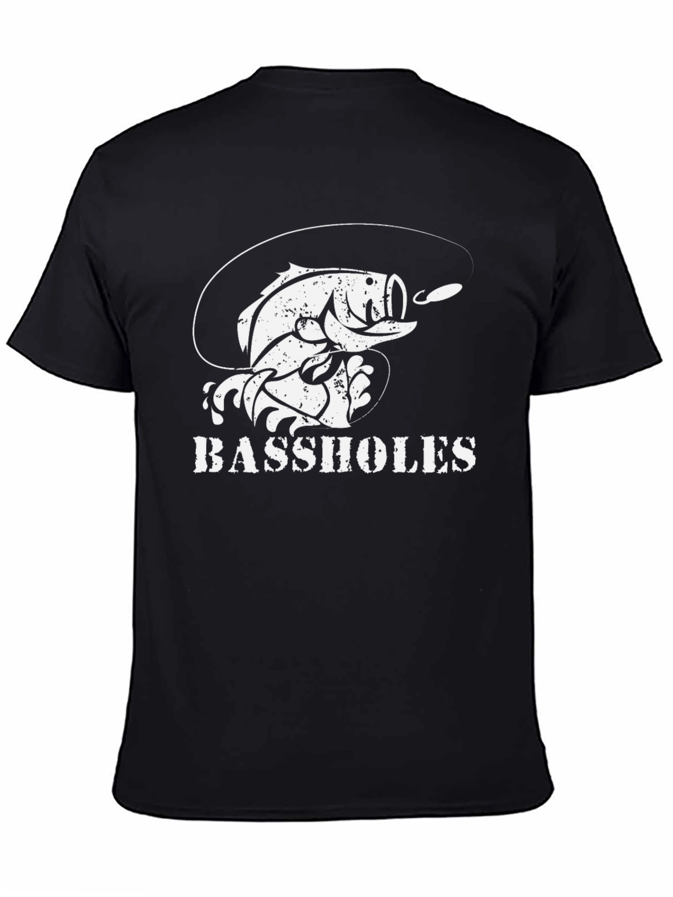 Bassholes Fishing T-Shirt - Humor Tee