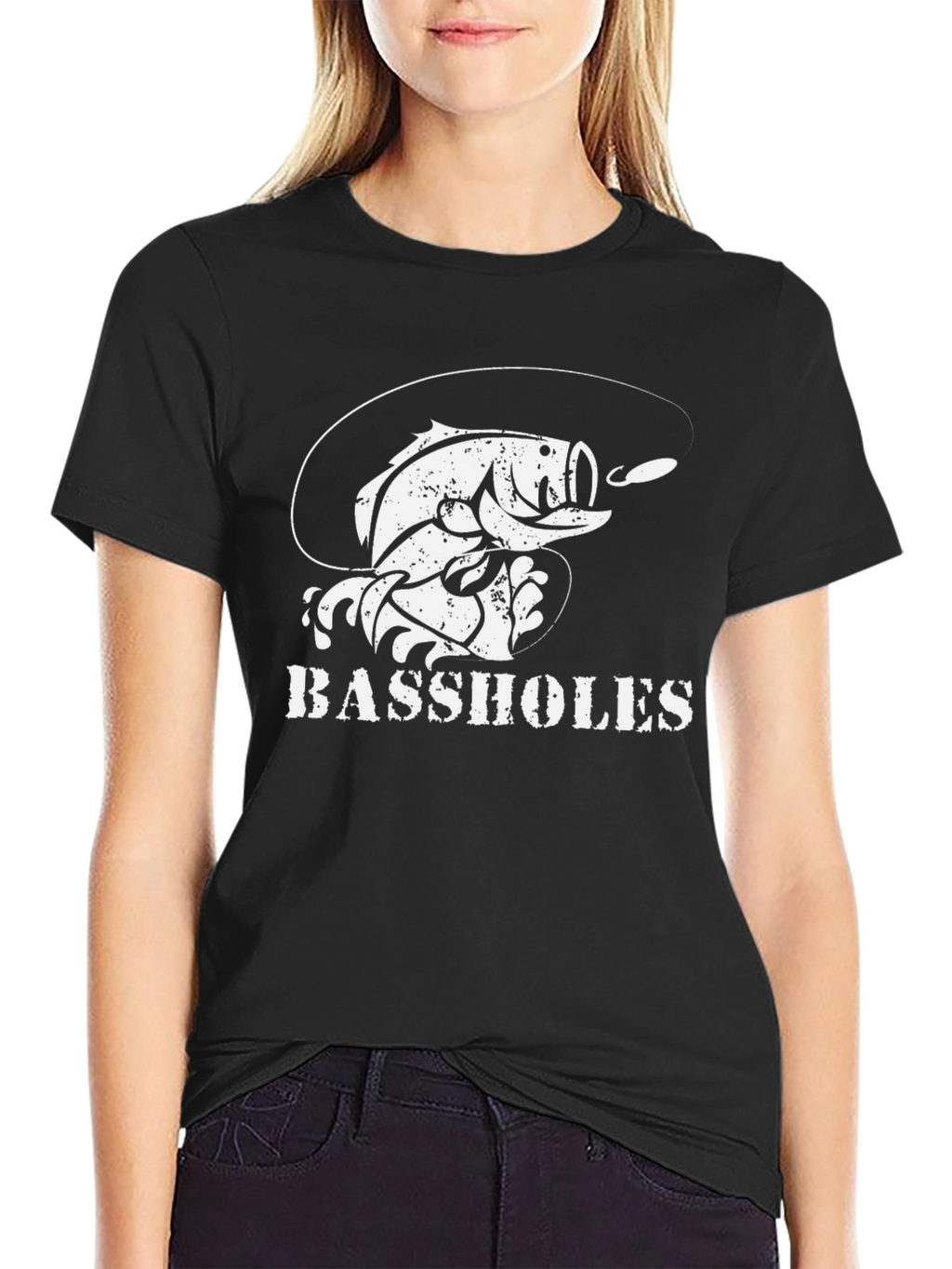 Bassholes Fishing T-Shirt - Humor Tee