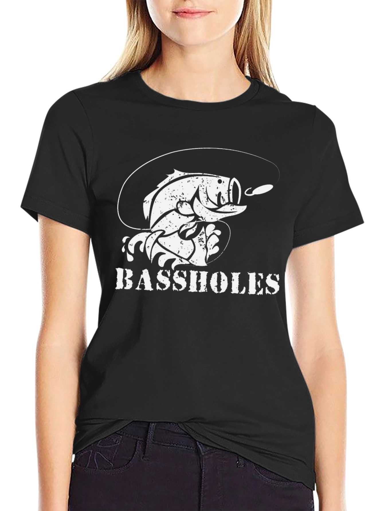 Bassholes Fishing T-Shirt - Humor Tee
