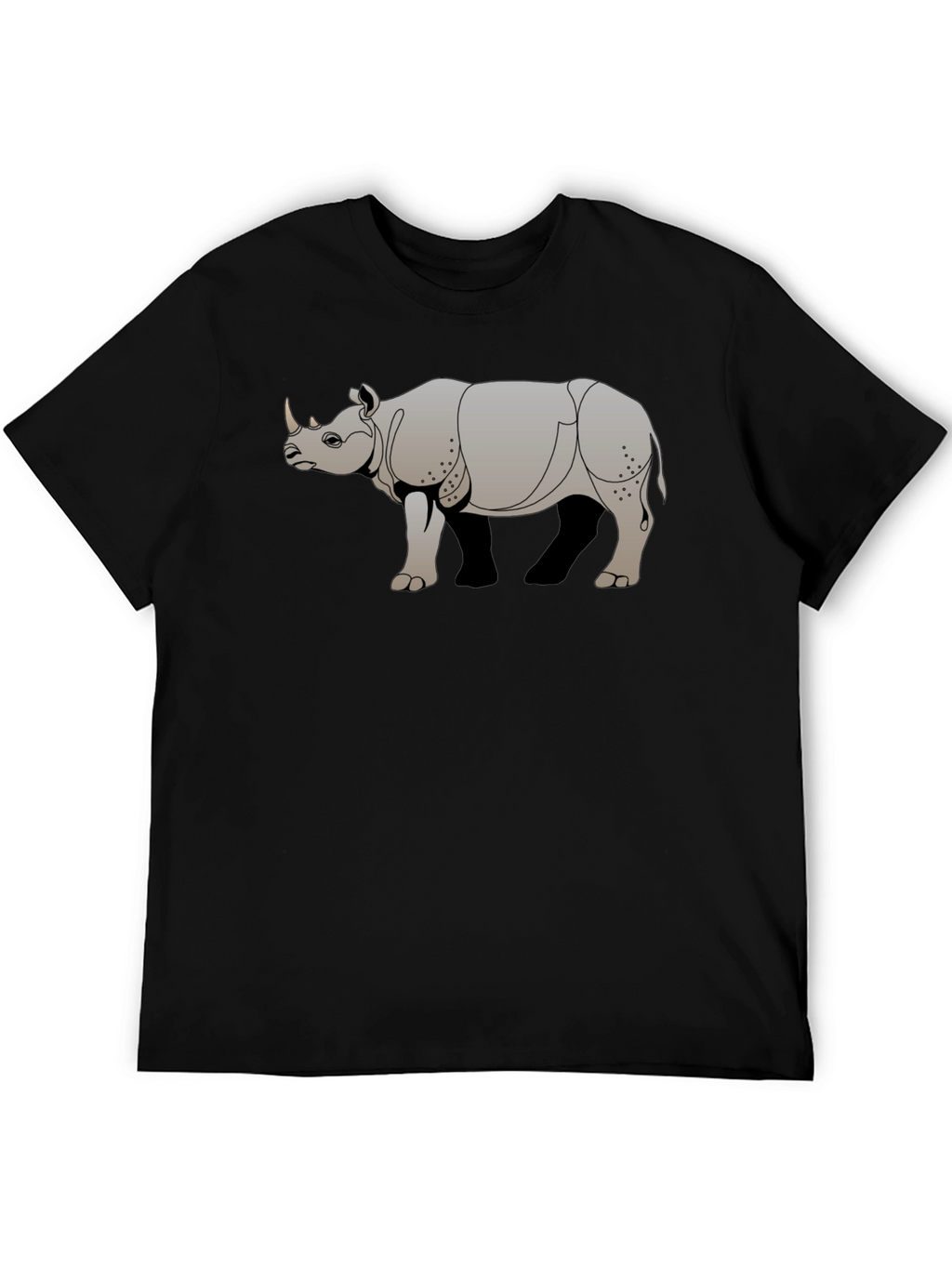 Rhino Graphic Tee - Cool Animal Print T-Shirt