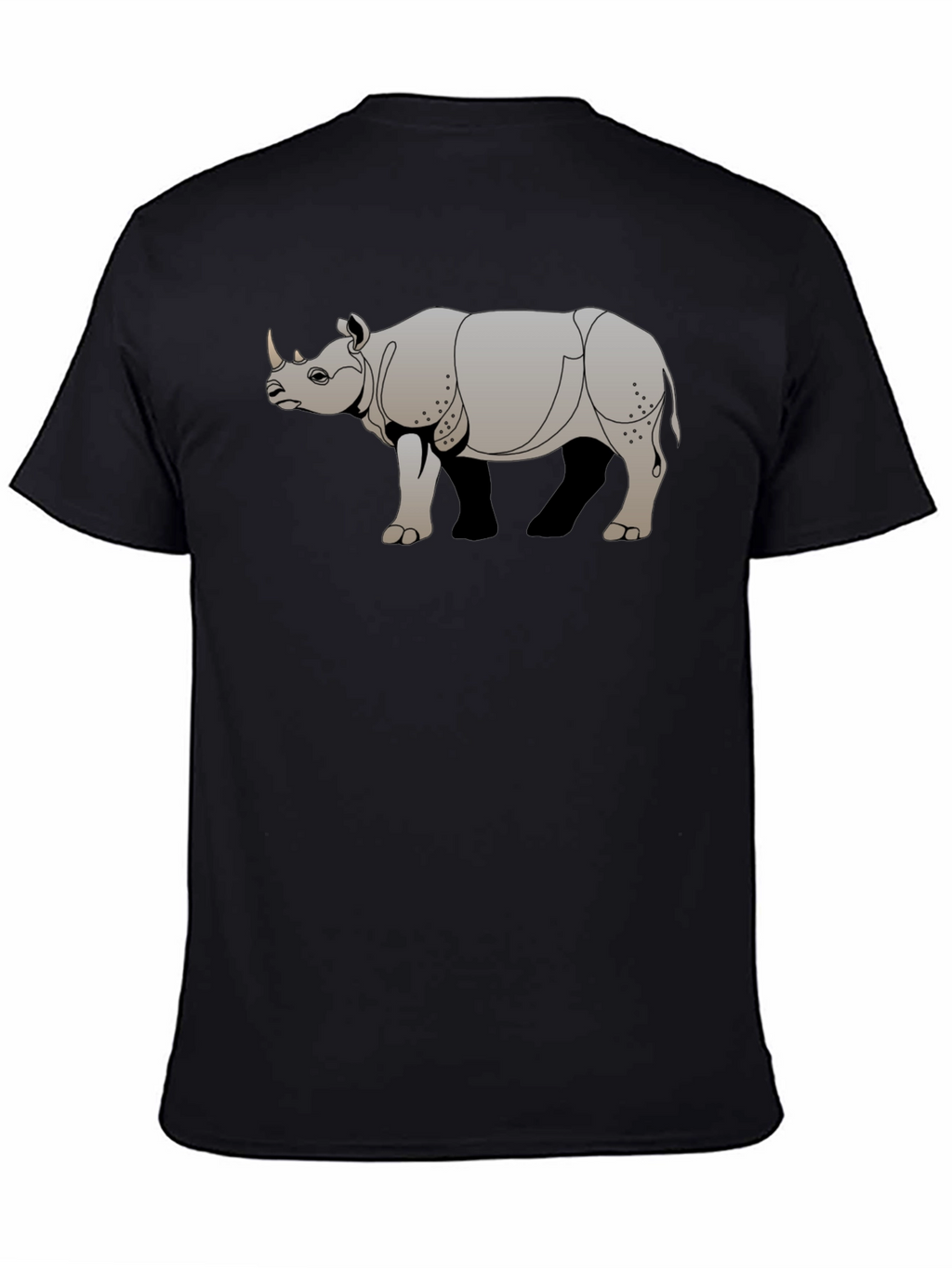 Rhino Graphic Tee - Cool Animal Print T-Shirt