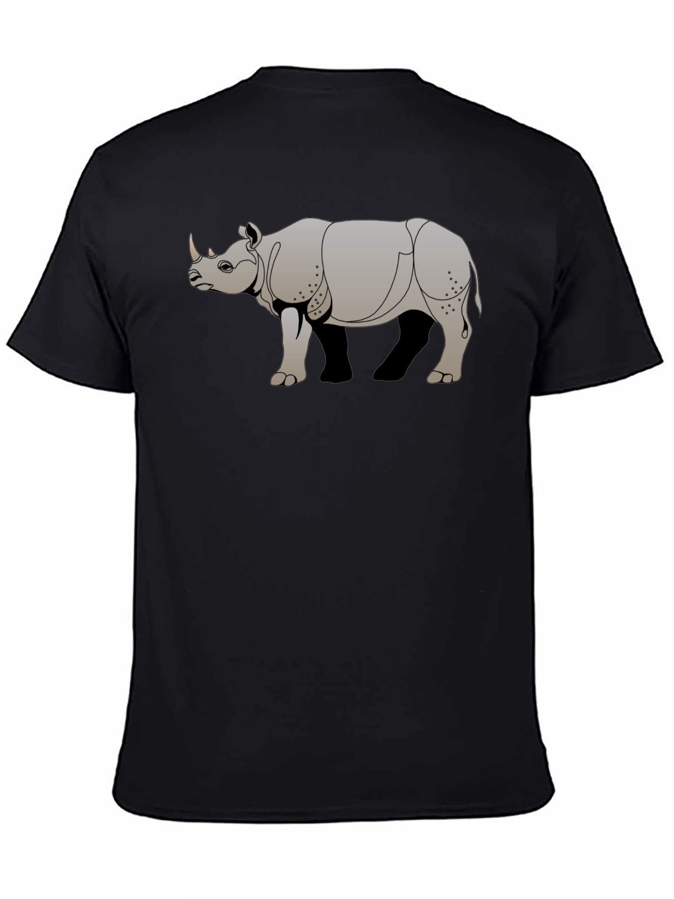 Rhino Graphic Tee - Cool Animal Print T-Shirt