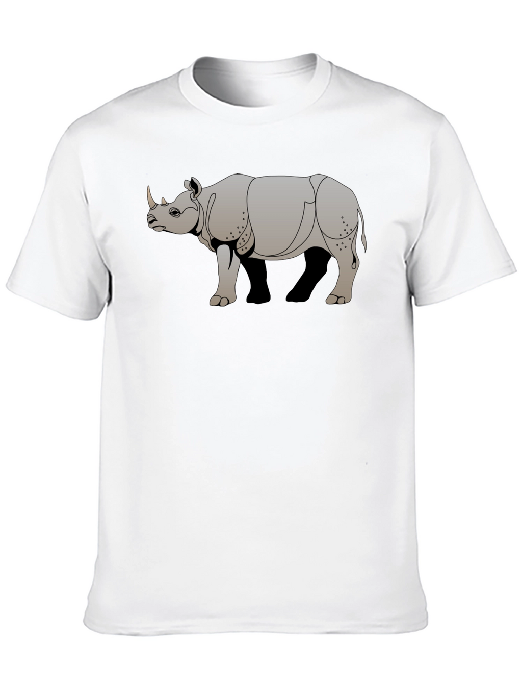 Rhino Graphic Tee - Cool Animal Print T-Shirt
