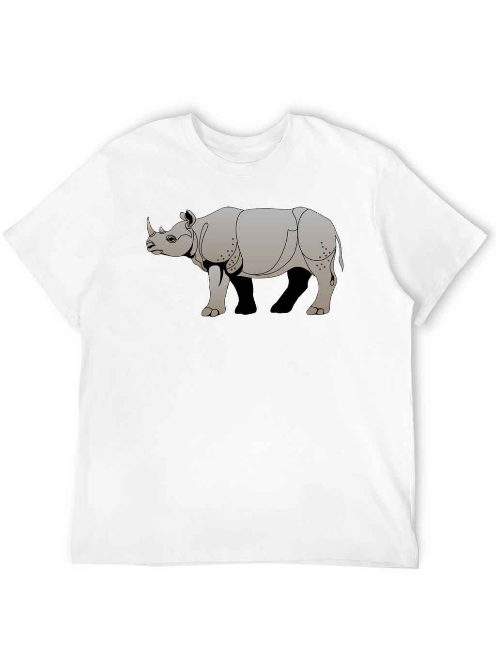 Rhino Graphic Tee - Cool Animal Print T-Shirt