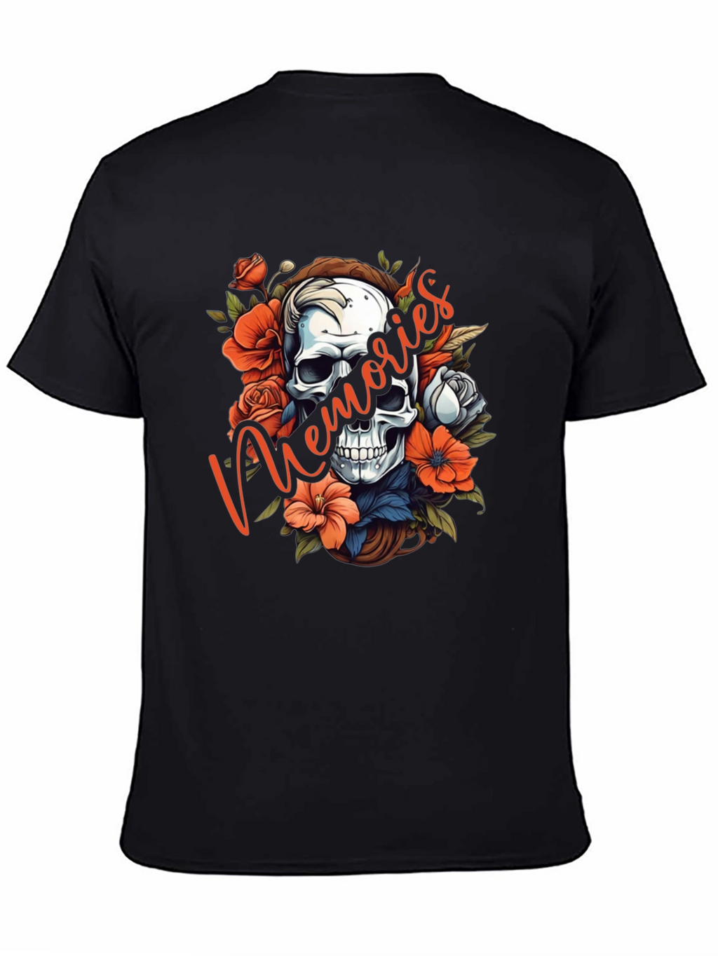 Floral Skull Memories T-Shirt
