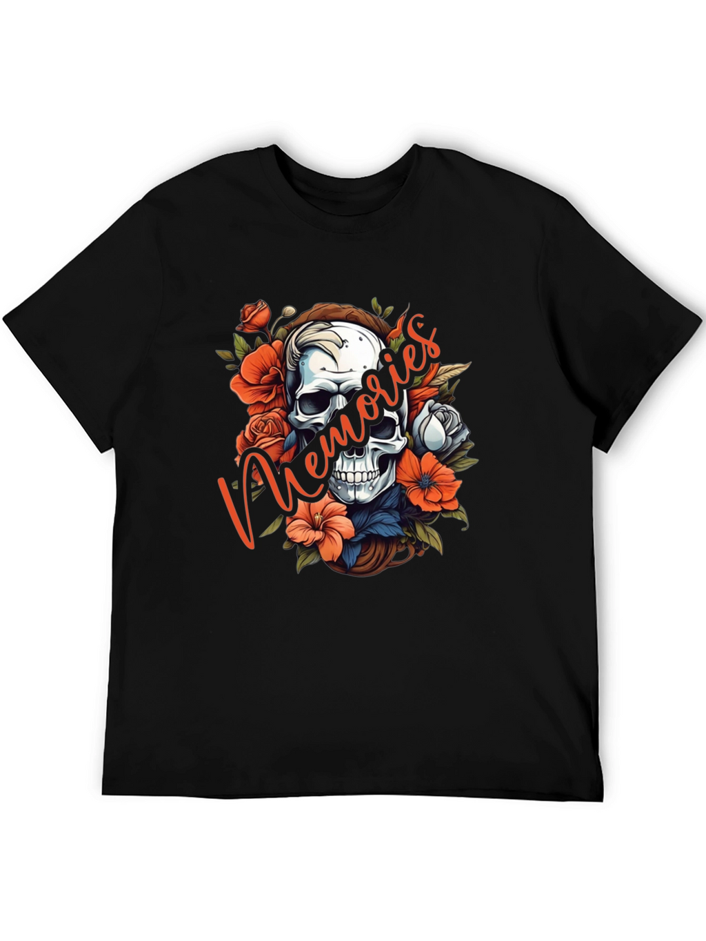 Floral Skull Memories T-Shirt