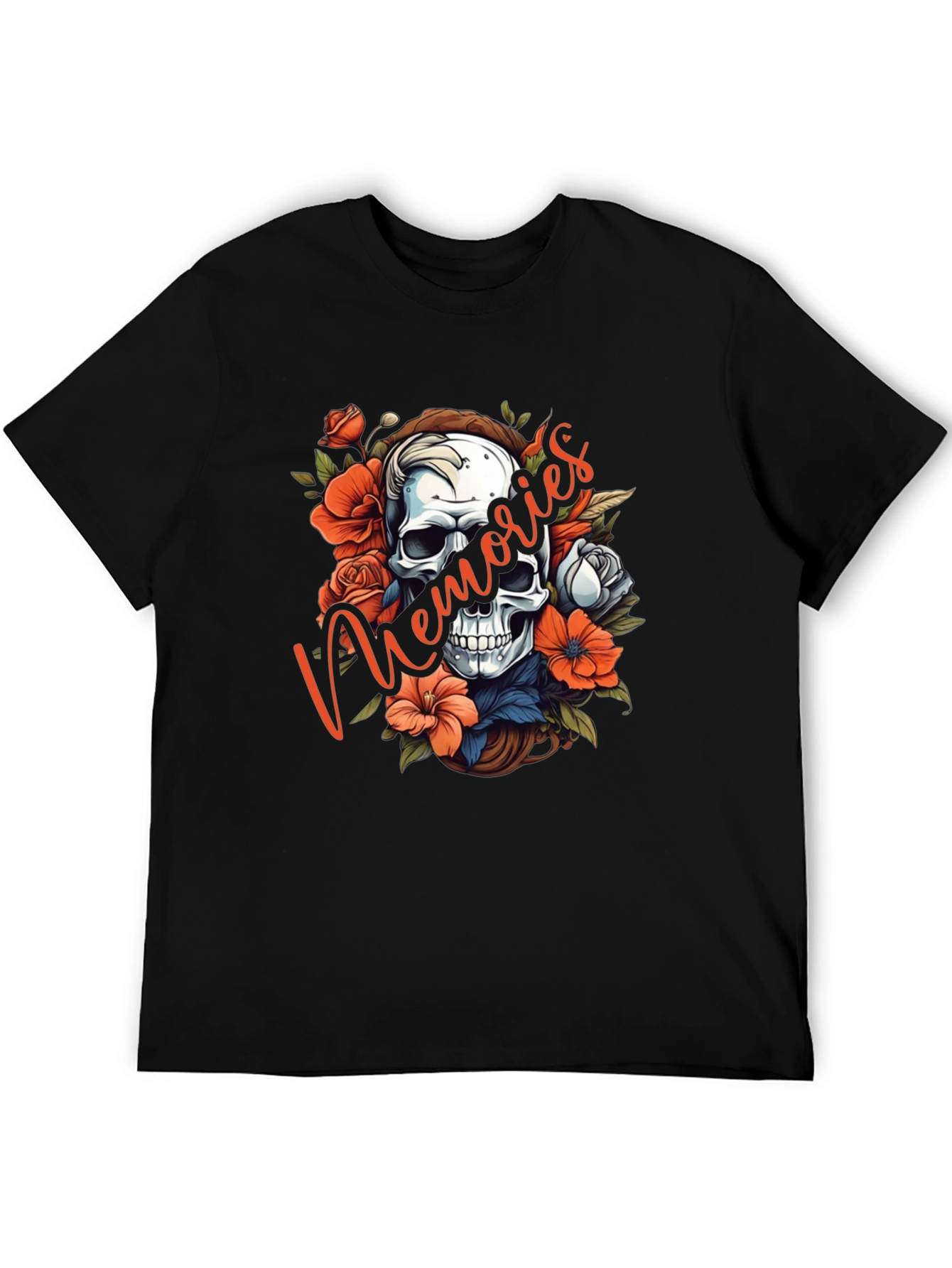 Floral Skull Memories T-Shirt