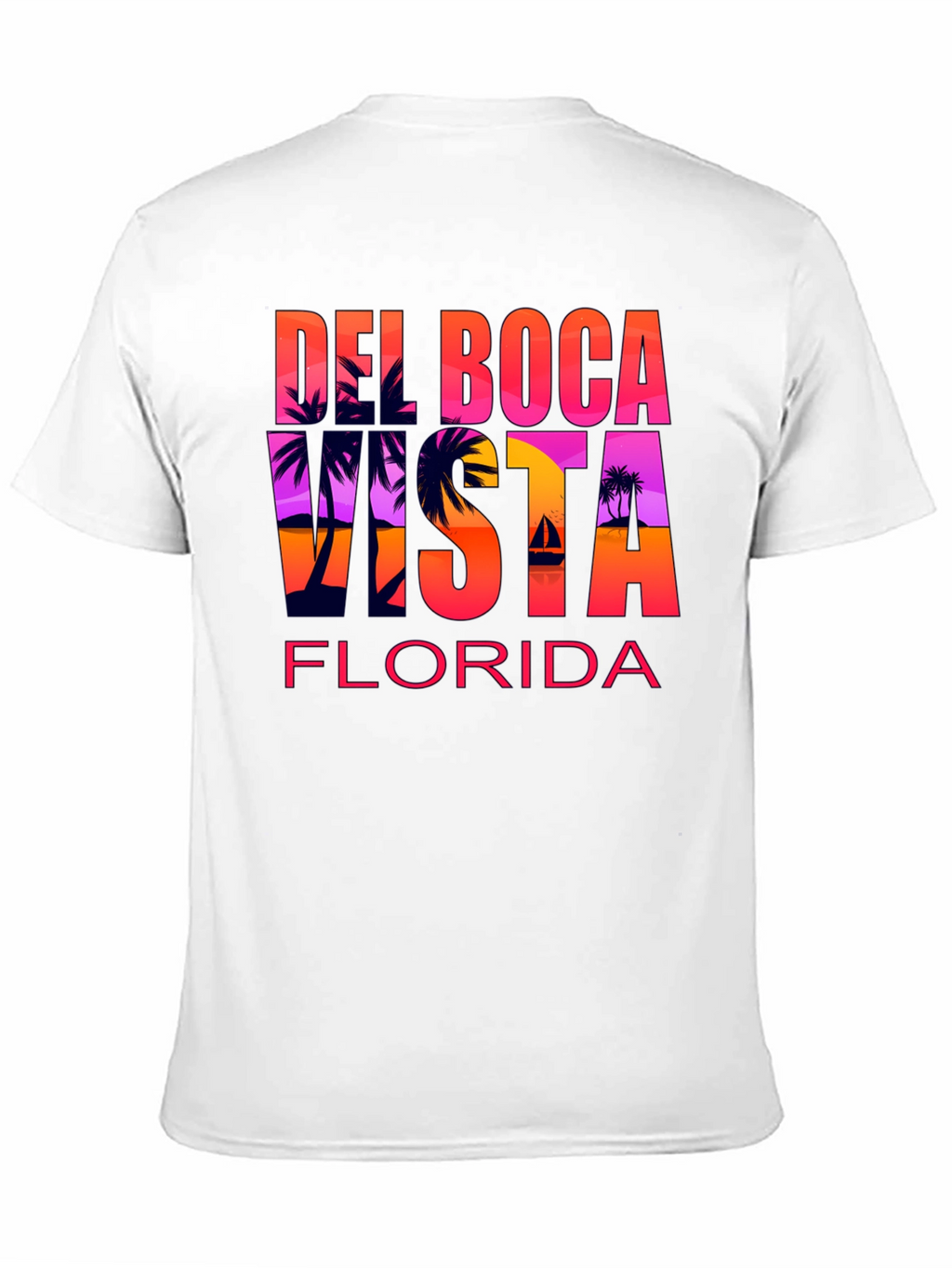 Del Boca Vista Florida T-Shirt - Black