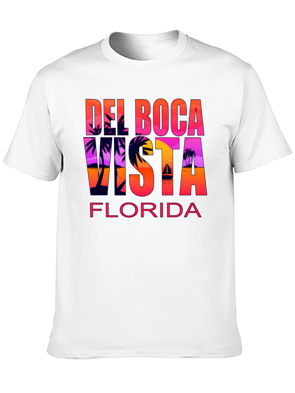 Del Boca Vista Florida T-Shirt - Black
