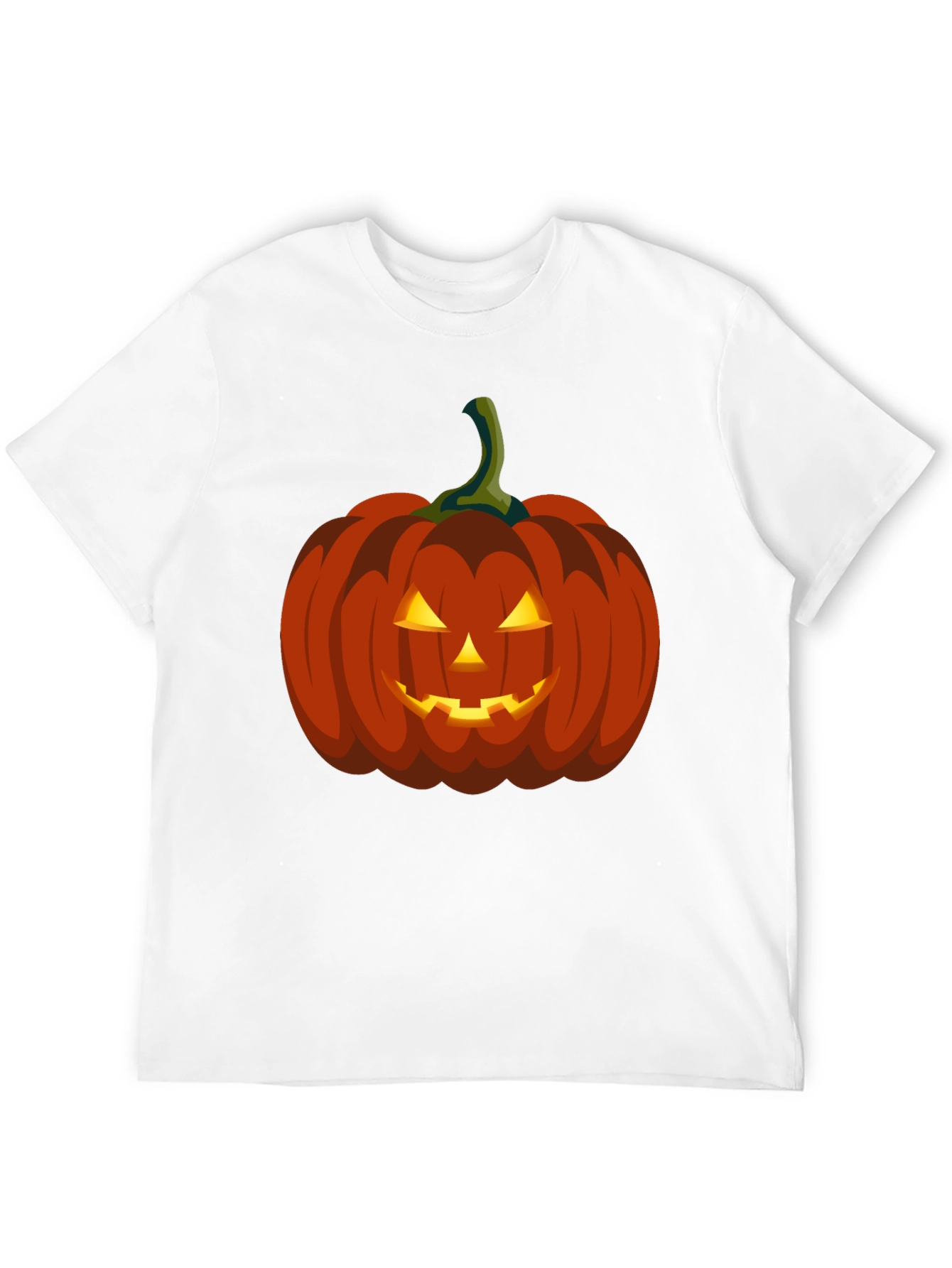 Halloween Pumpkin Graphic Tee - Spooky Season Apparel
