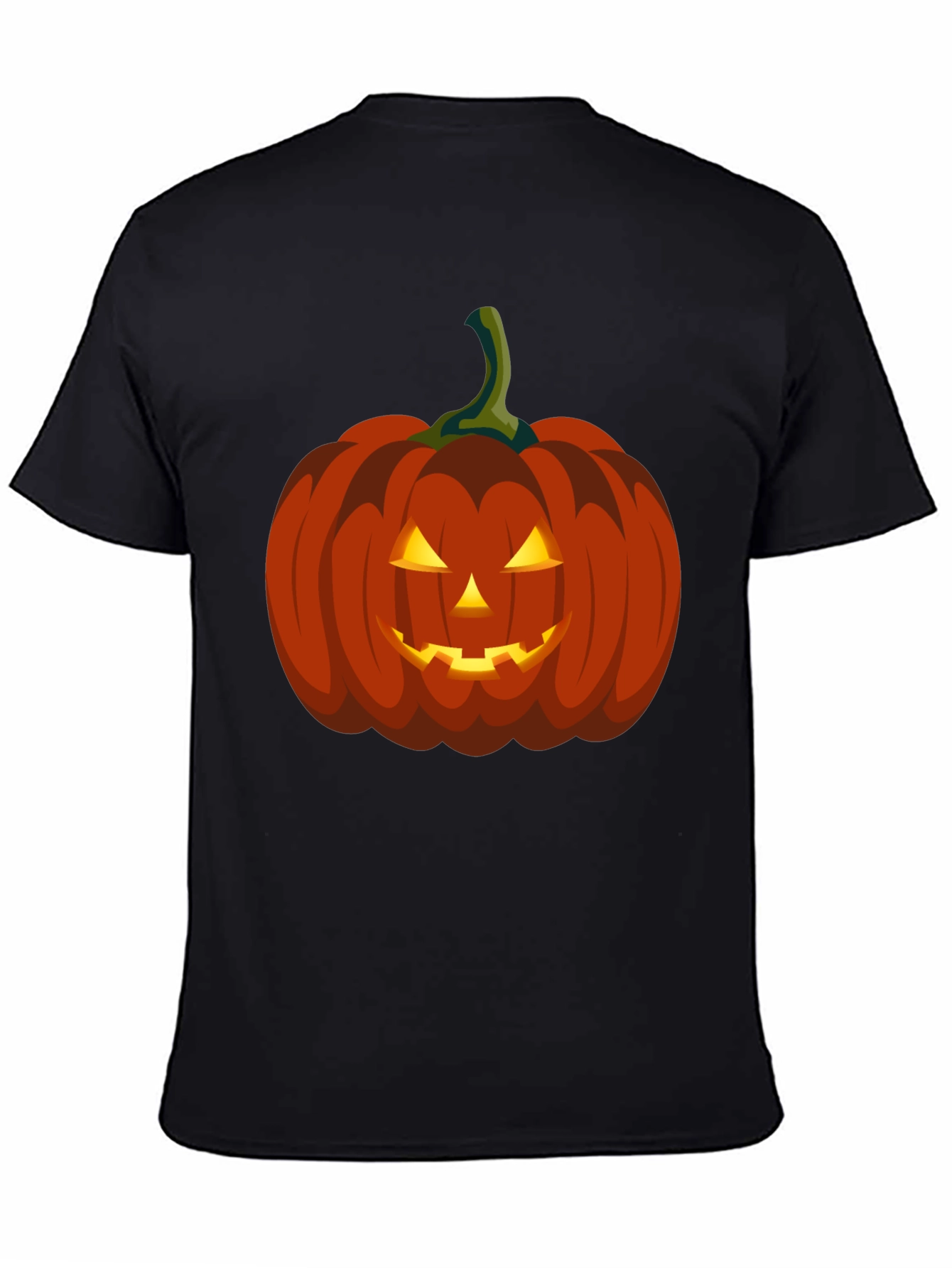 Halloween Pumpkin Graphic Tee - Spooky Season Apparel