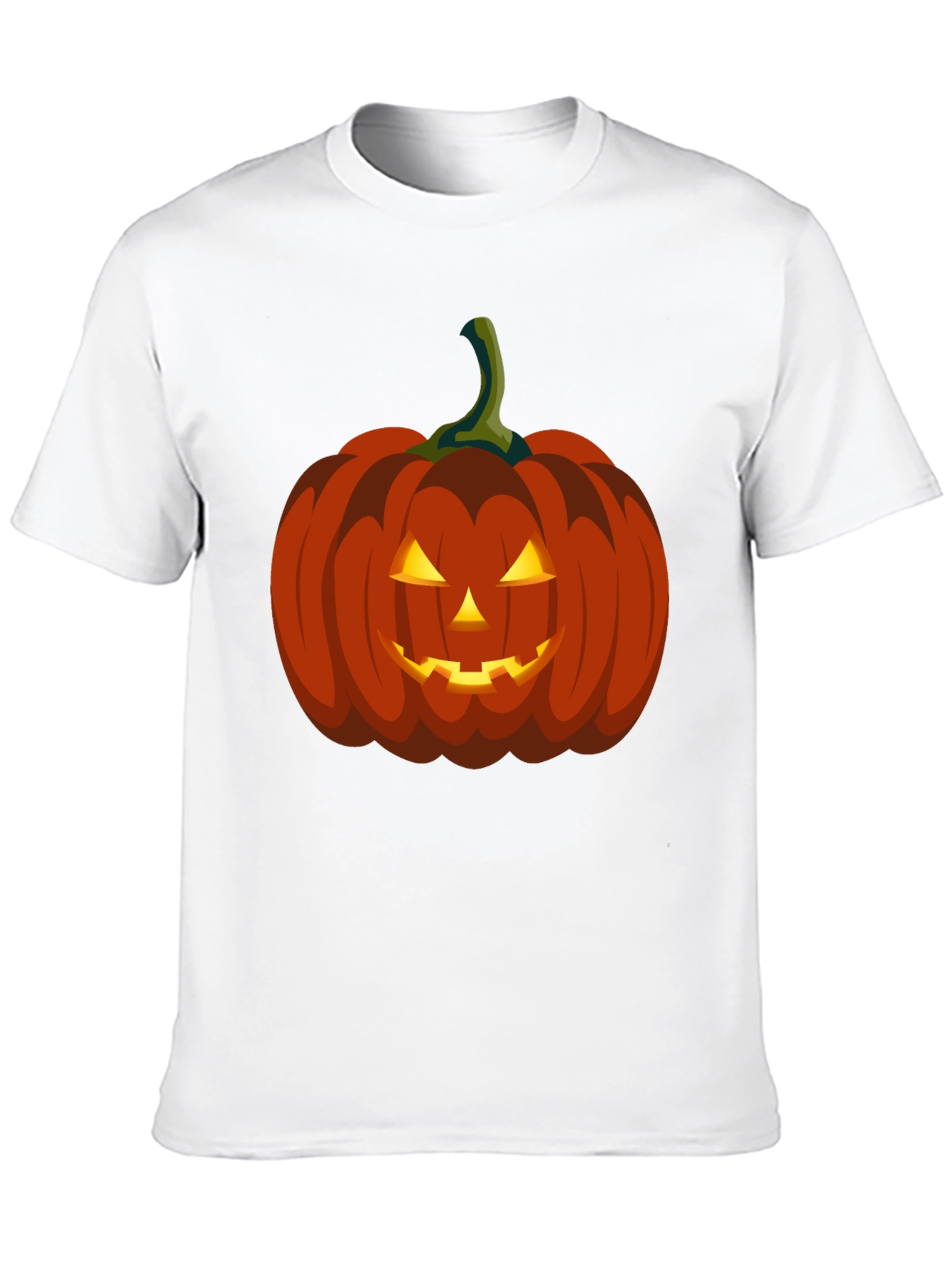 Halloween Pumpkin Graphic Tee - Spooky Season Apparel