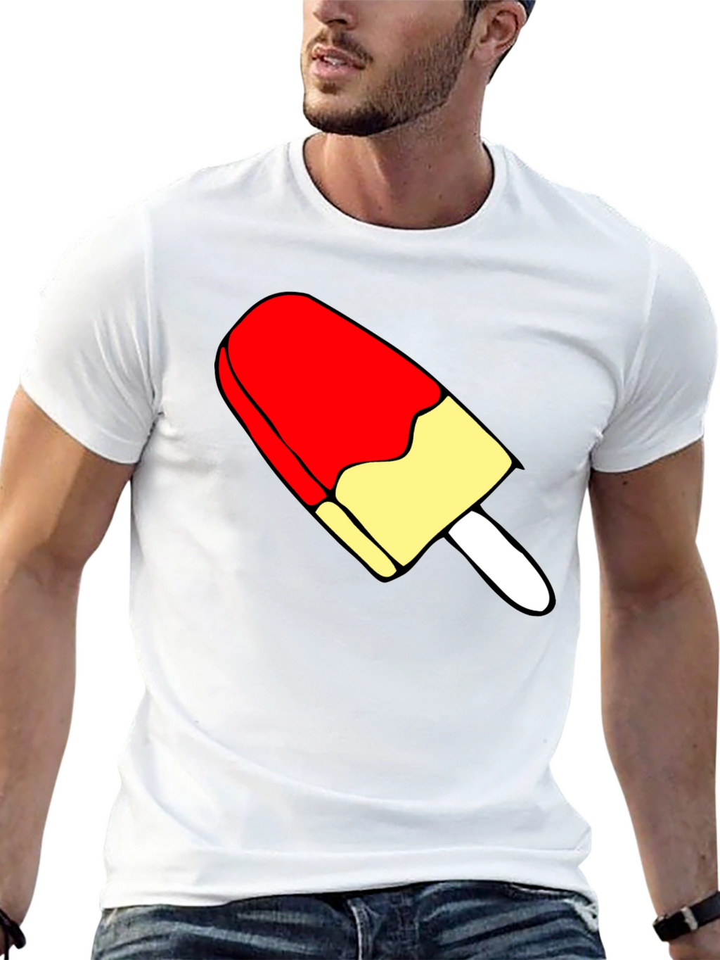 Retro Popsicle Graphic Tee - Cool Summer Shirt