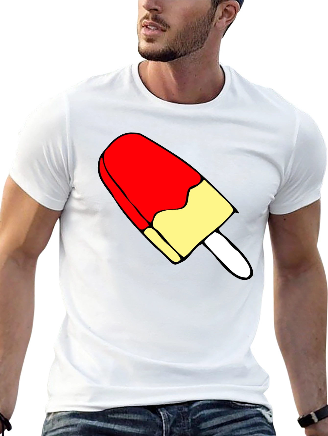 Retro Popsicle Graphic Tee - Cool Summer Shirt