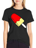 Retro Popsicle Graphic Tee - Cool Summer Shirt