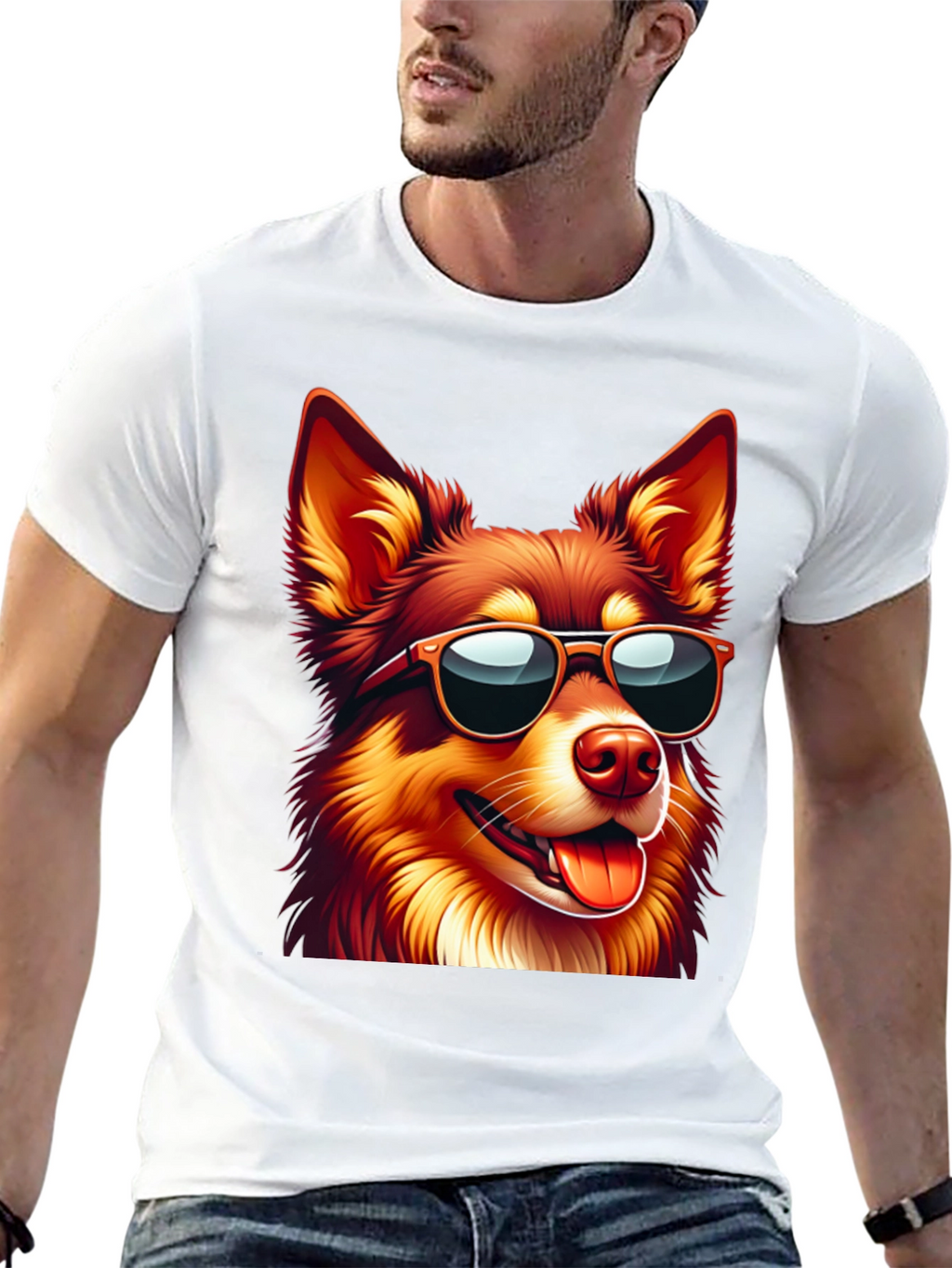 Cool Dog T-Shirt - Unisex Graphic Tee