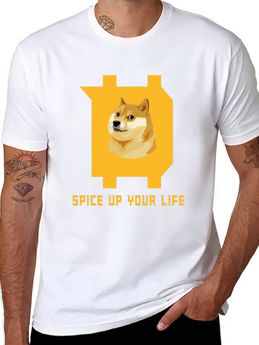 Dogecoin Bitcoin Meme T-Shirt - Spice Up Your Life!