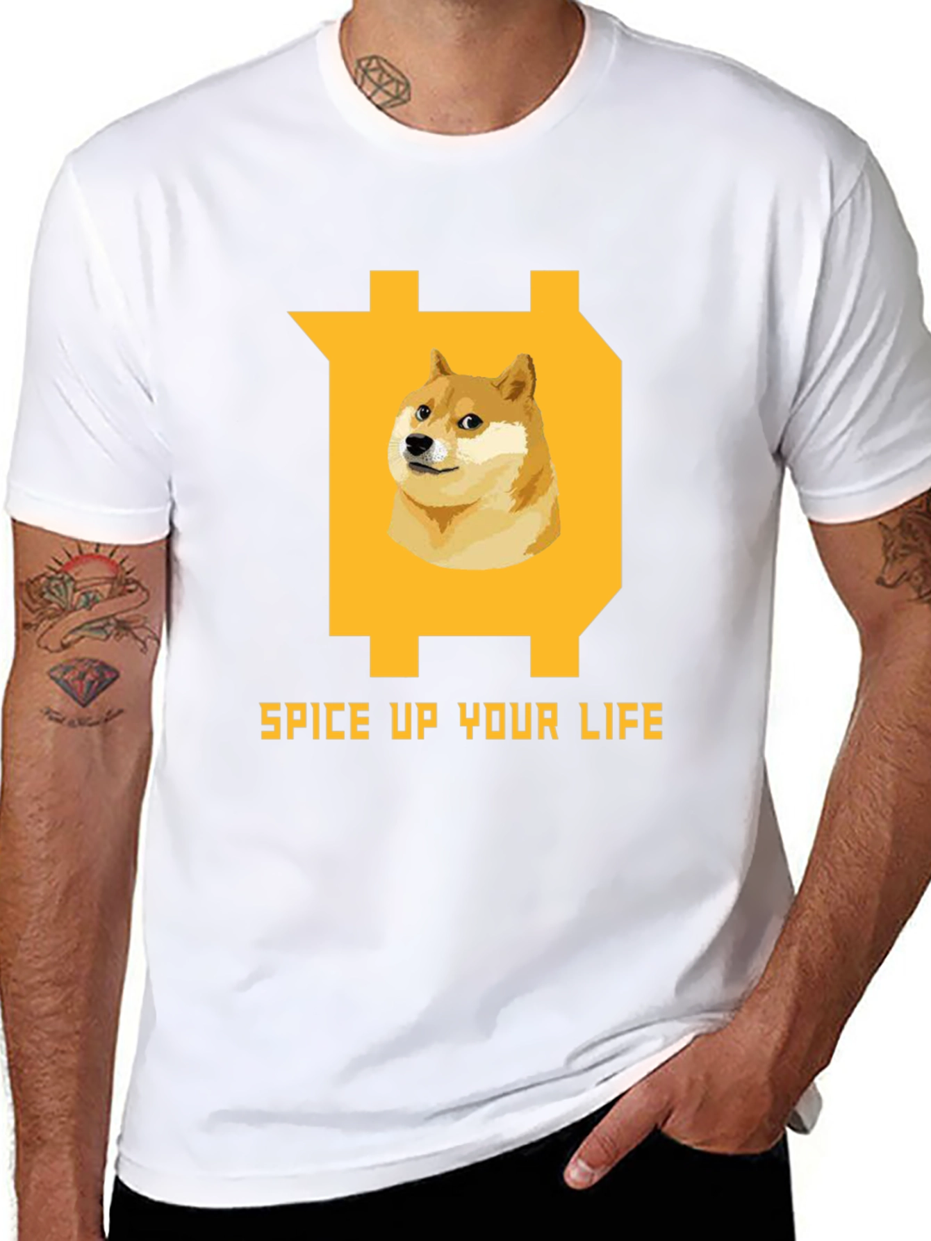 Dogecoin Bitcoin Meme T-Shirt - Spice Up Your Life!