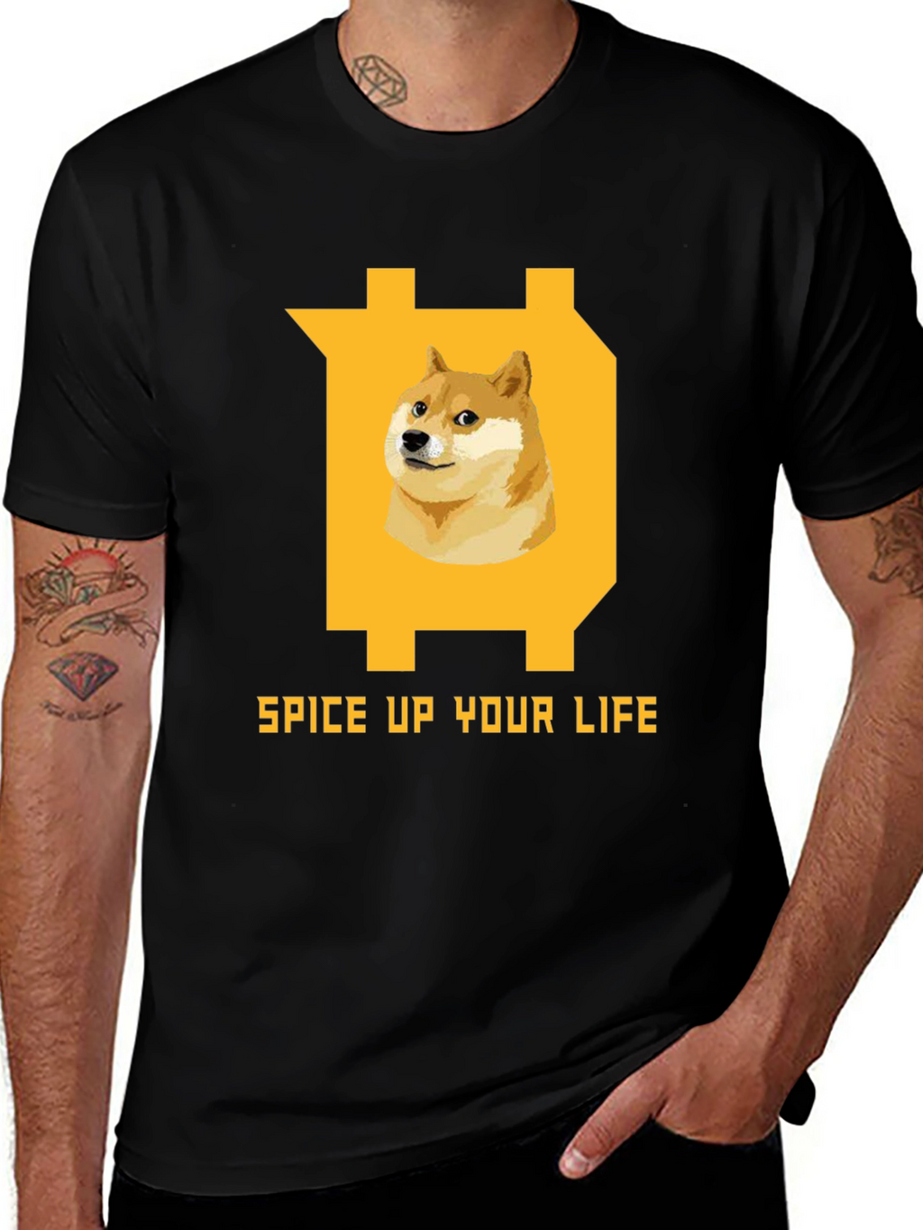 Dogecoin Bitcoin Meme T-Shirt - Spice Up Your Life!