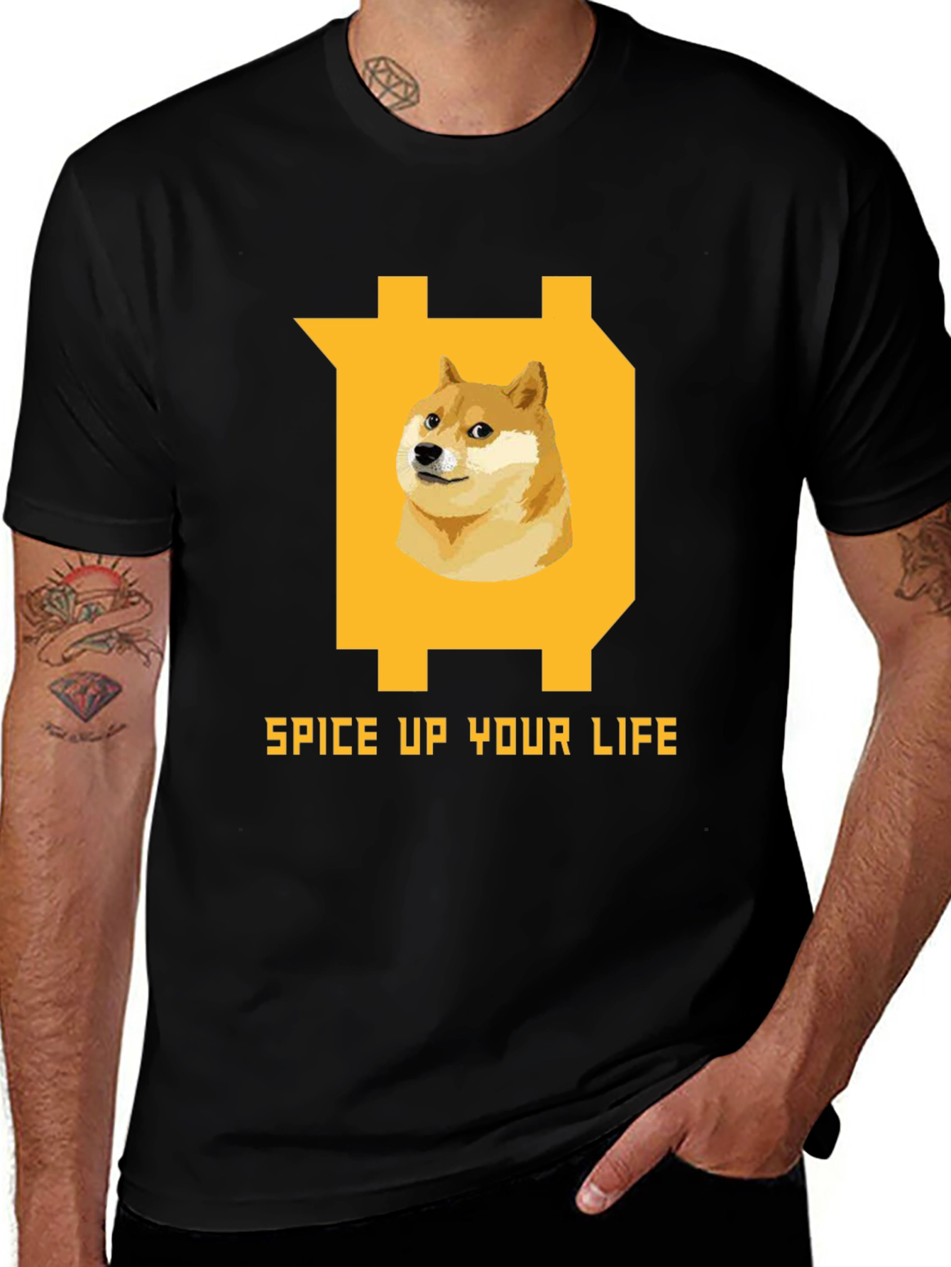 Dogecoin Bitcoin Meme T-Shirt - Spice Up Your Life!
