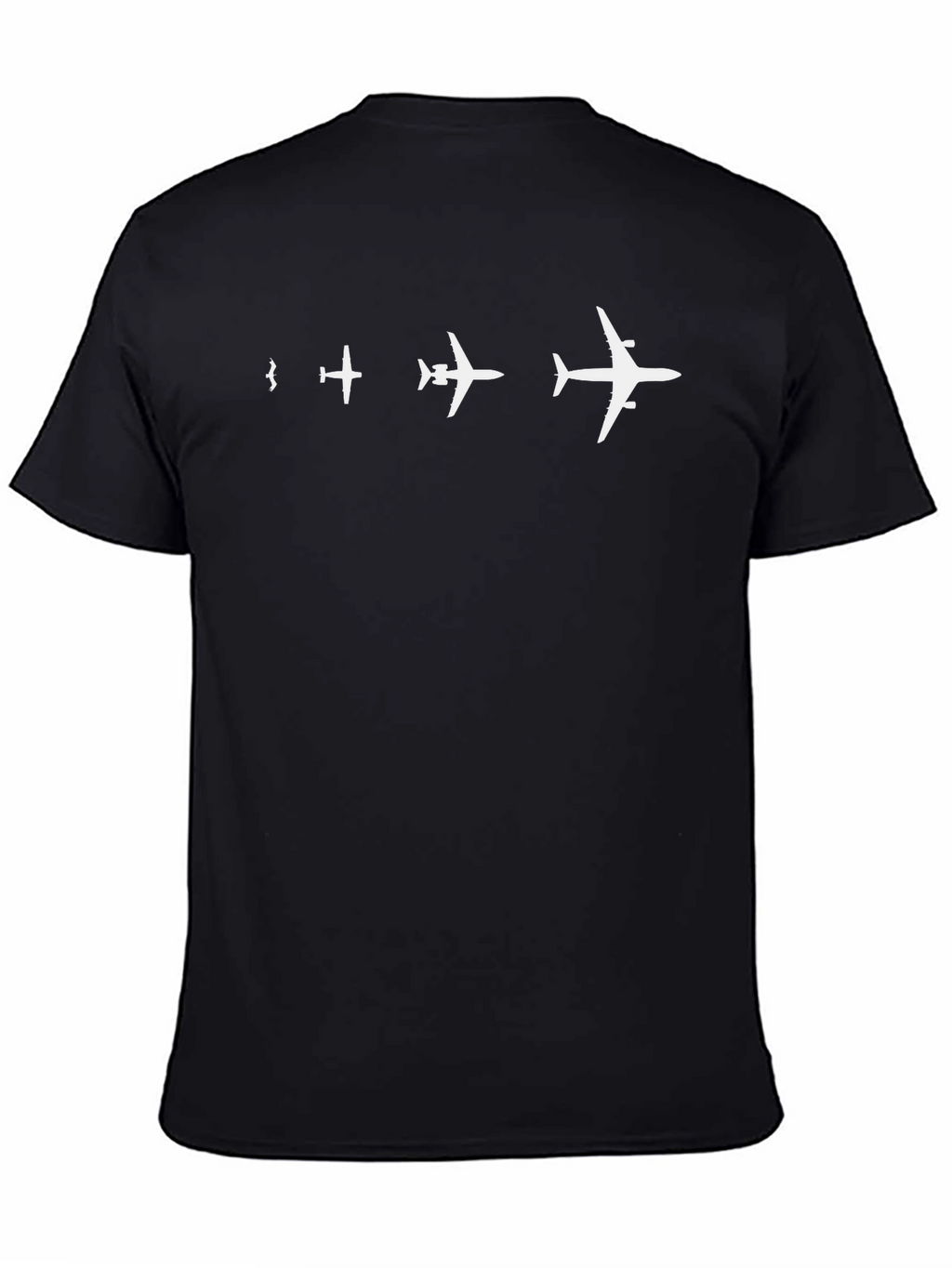 Airplane Evolution Graphic Tee - Aviation Enthusiast Shirt