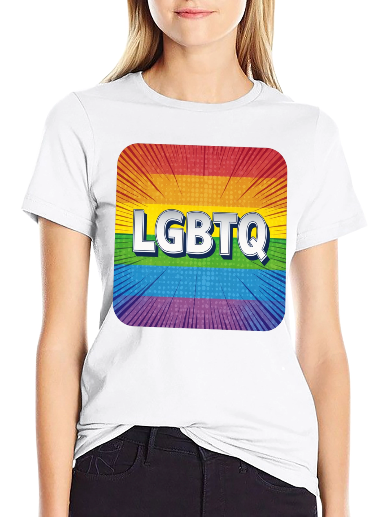 LGBTQ Rainbow Pride Graphic T-Shirt