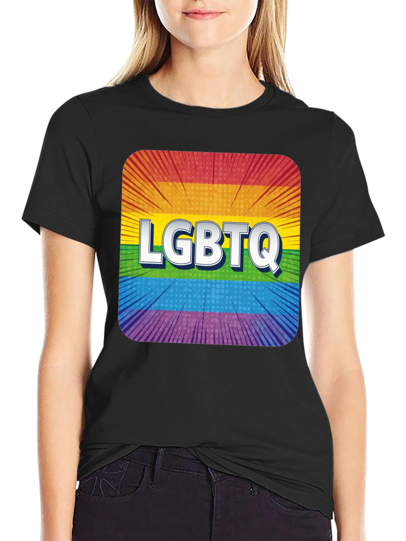 LGBTQ Rainbow Pride Graphic T-Shirt