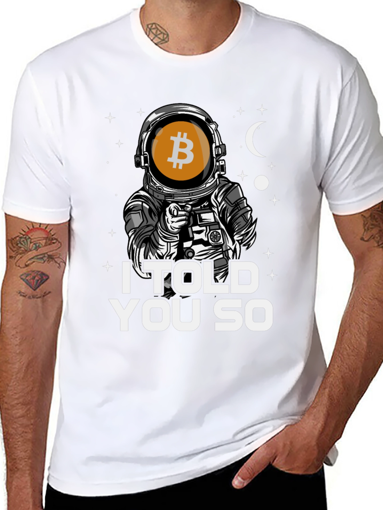 Bitcoin Astronaut T-Shirt - I Told You So Tee