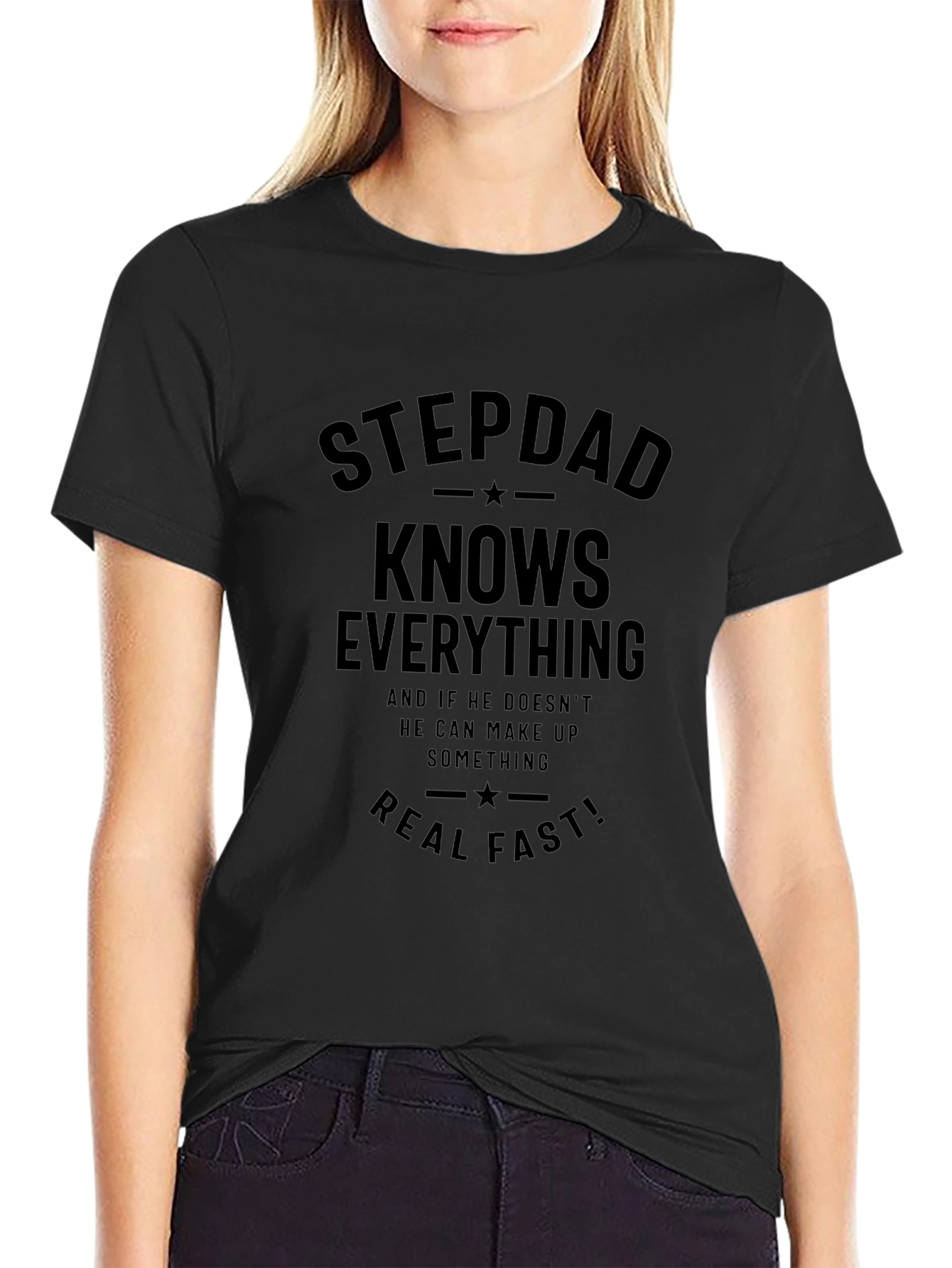 Stepdad Knows Everything Graphic Tee
