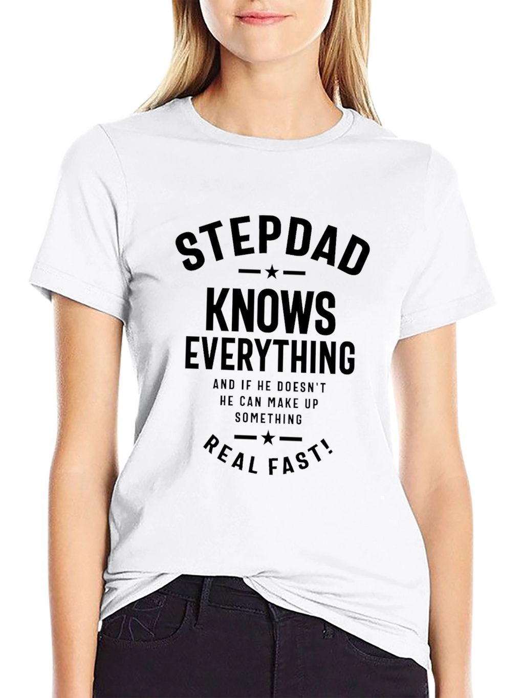 Stepdad Knows Everything Graphic Tee
