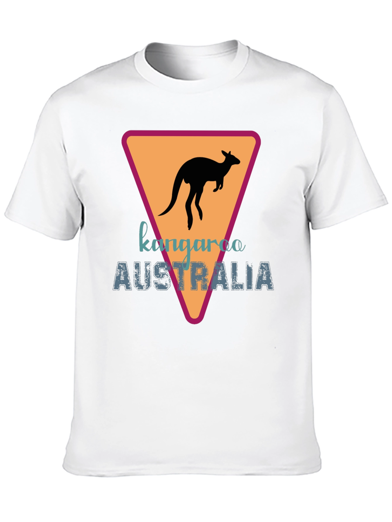 Kangaroo Australia Graphic Tee - Black