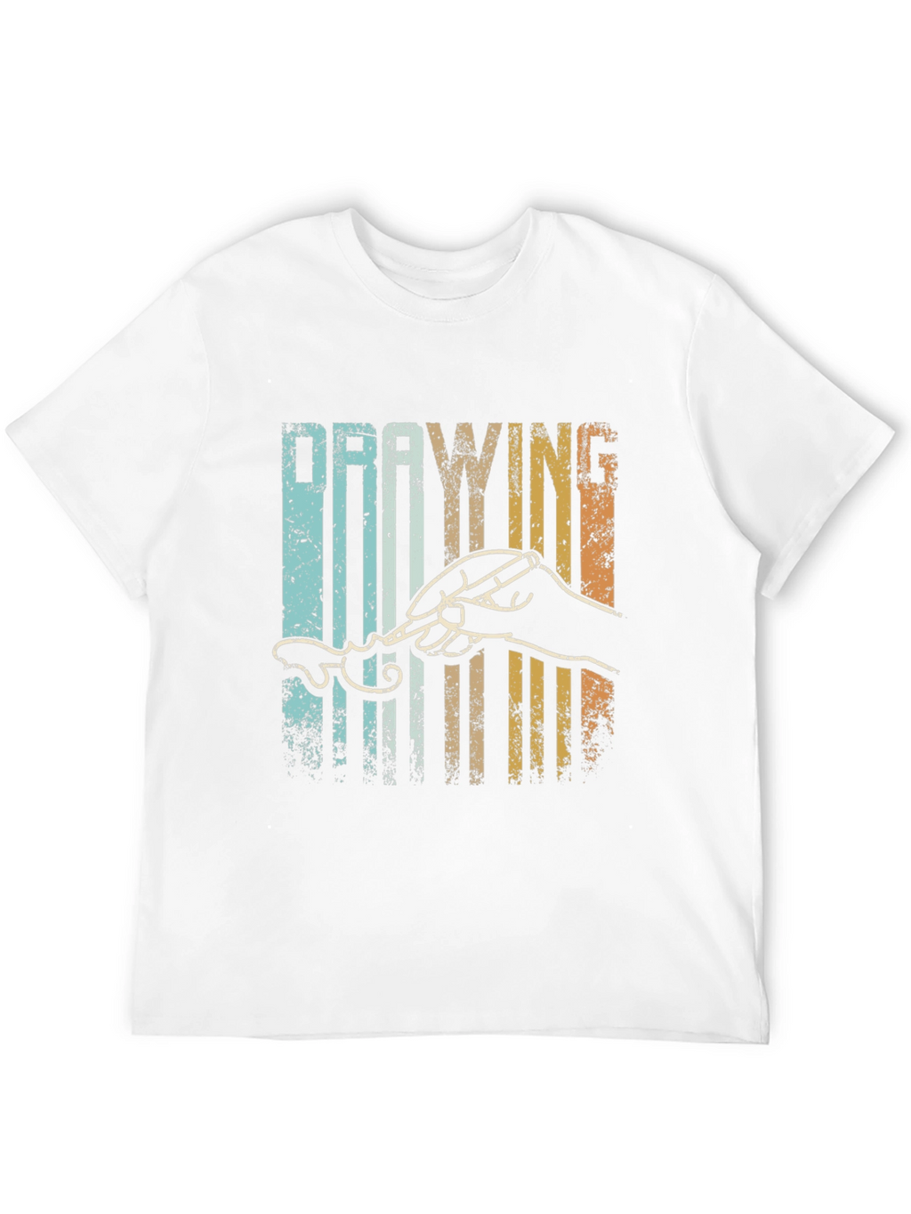 Retro Drawing T-Shirt - Artistic Gift