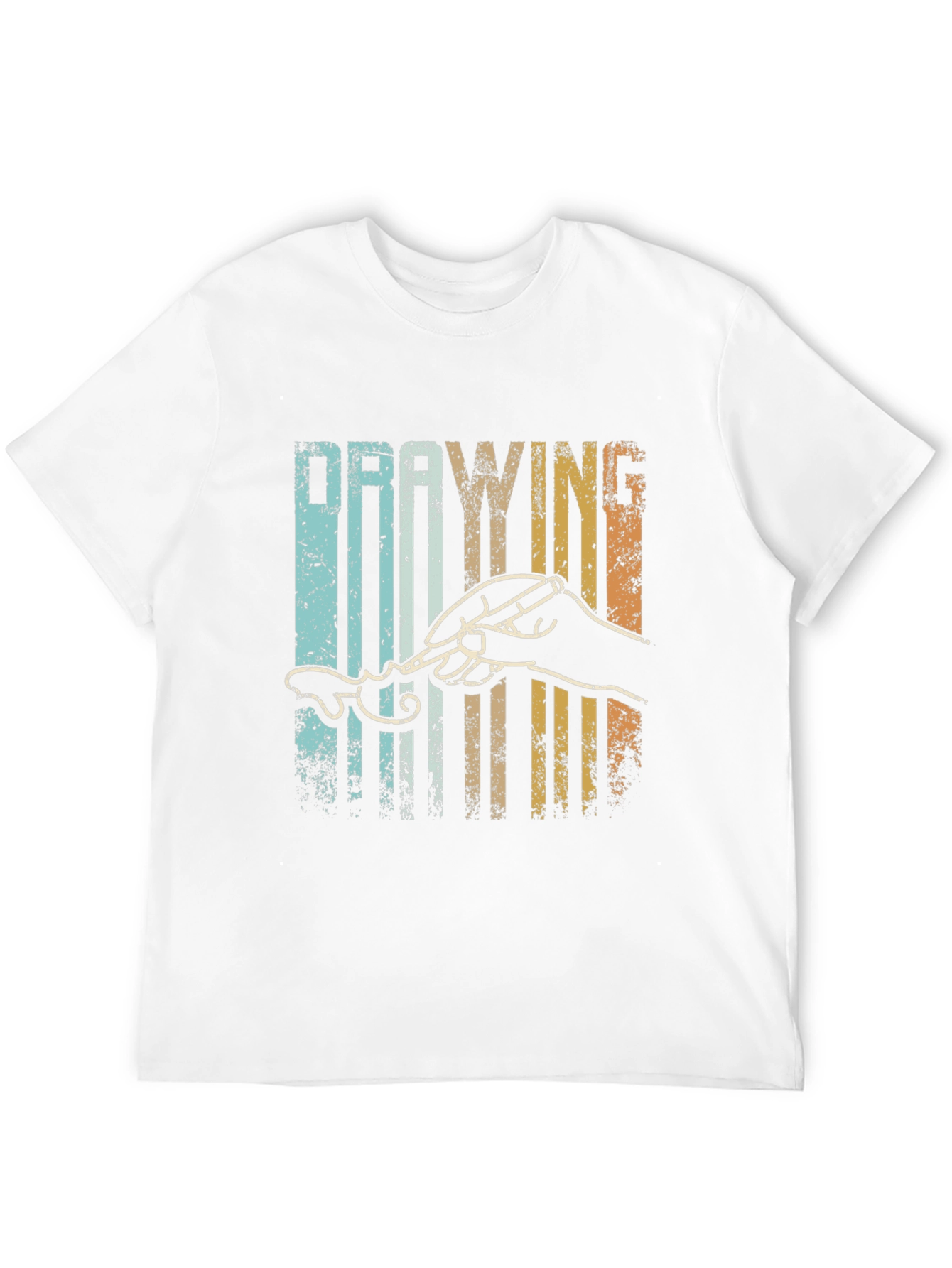 Retro Drawing T-Shirt - Artistic Gift