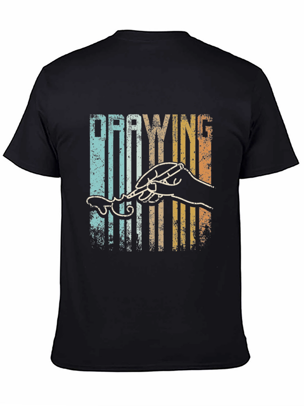 Retro Drawing T-Shirt - Artistic Gift