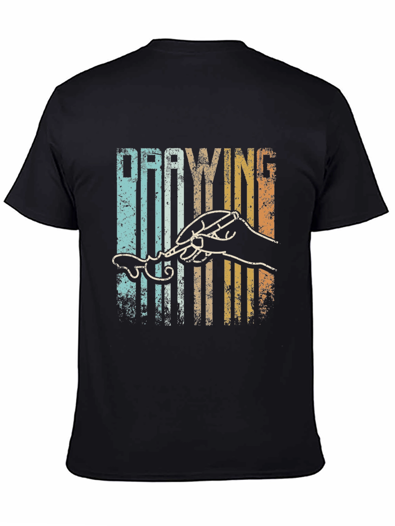 Retro Drawing T-Shirt - Artistic Gift
