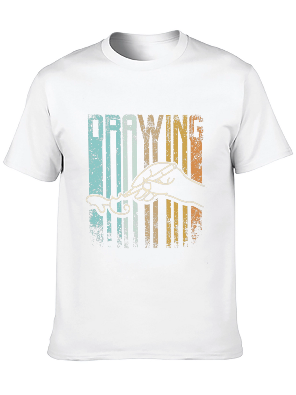 Retro Drawing T-Shirt - Artistic Gift