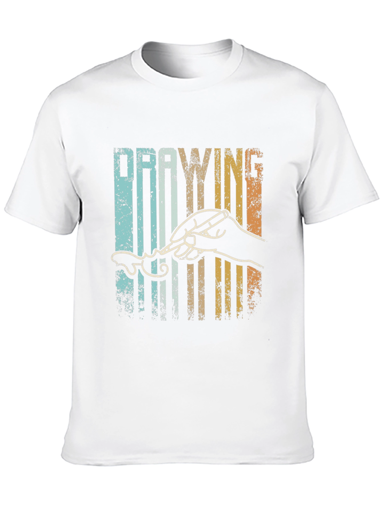 Retro Drawing T-Shirt - Artistic Gift