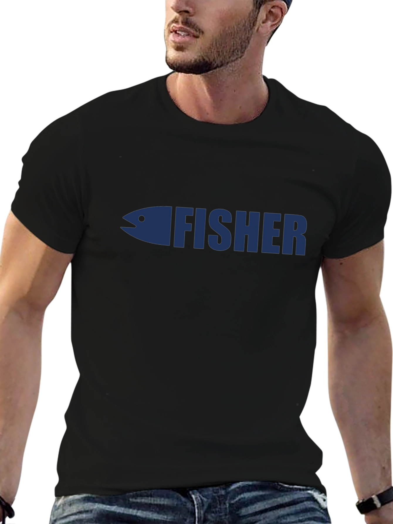 Fisher Graphic Tee - Mens Black T-Shirt