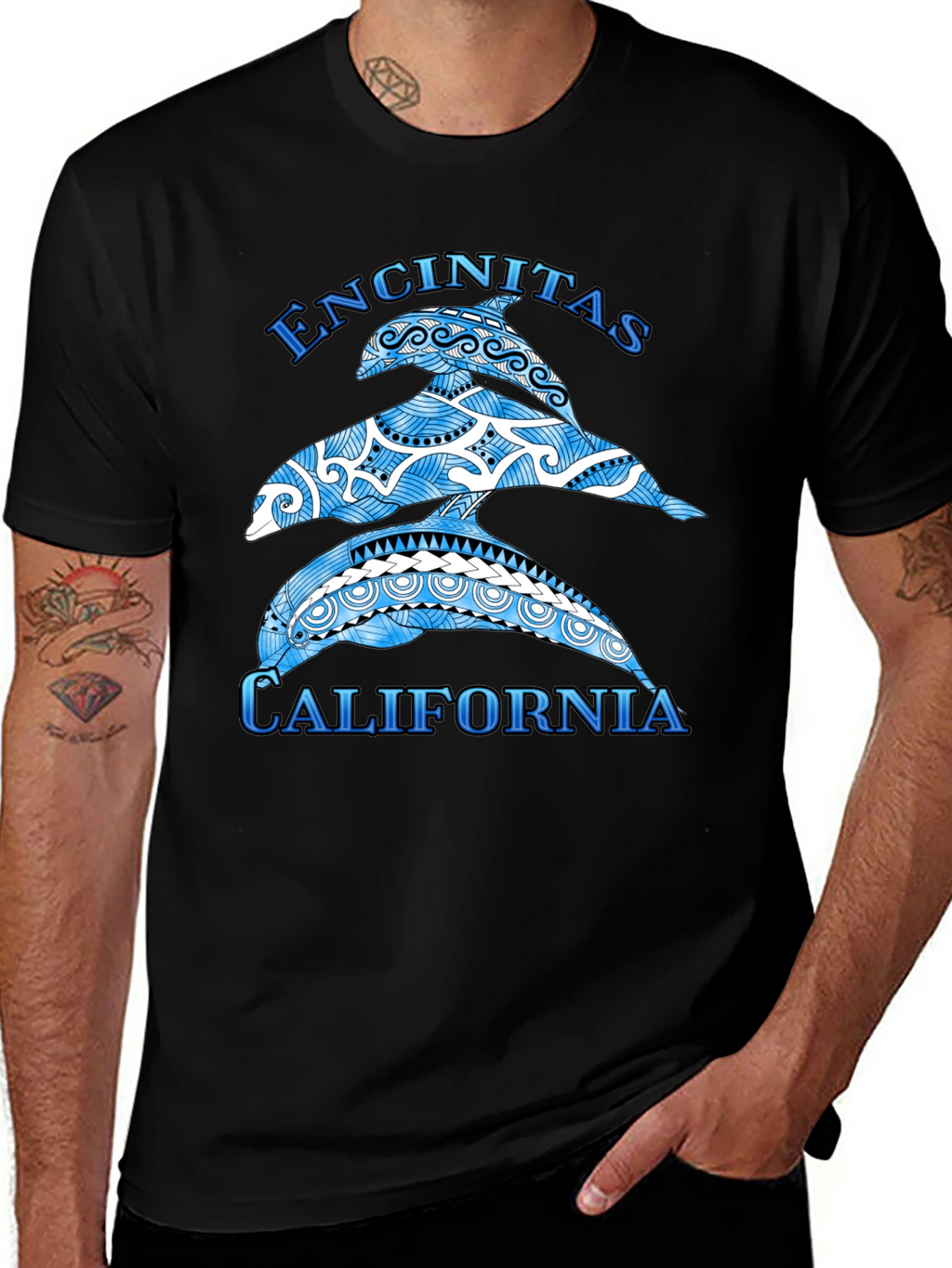 Encinitas California Dolphin T-Shirt