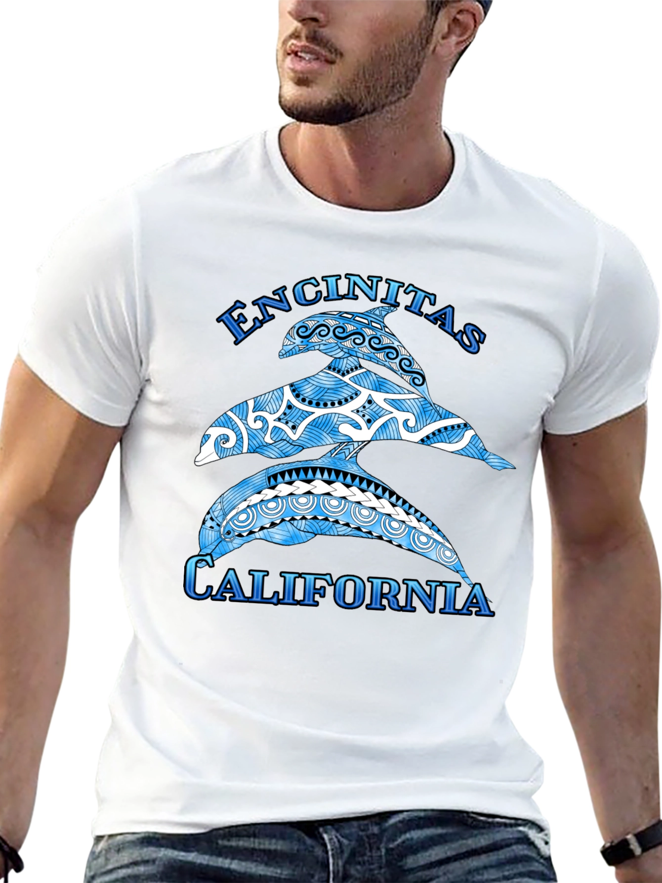 Encinitas California Dolphin T-Shirt