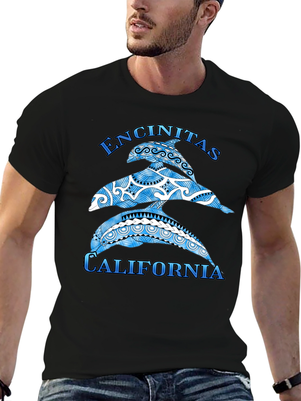 Encinitas California Dolphin T-Shirt