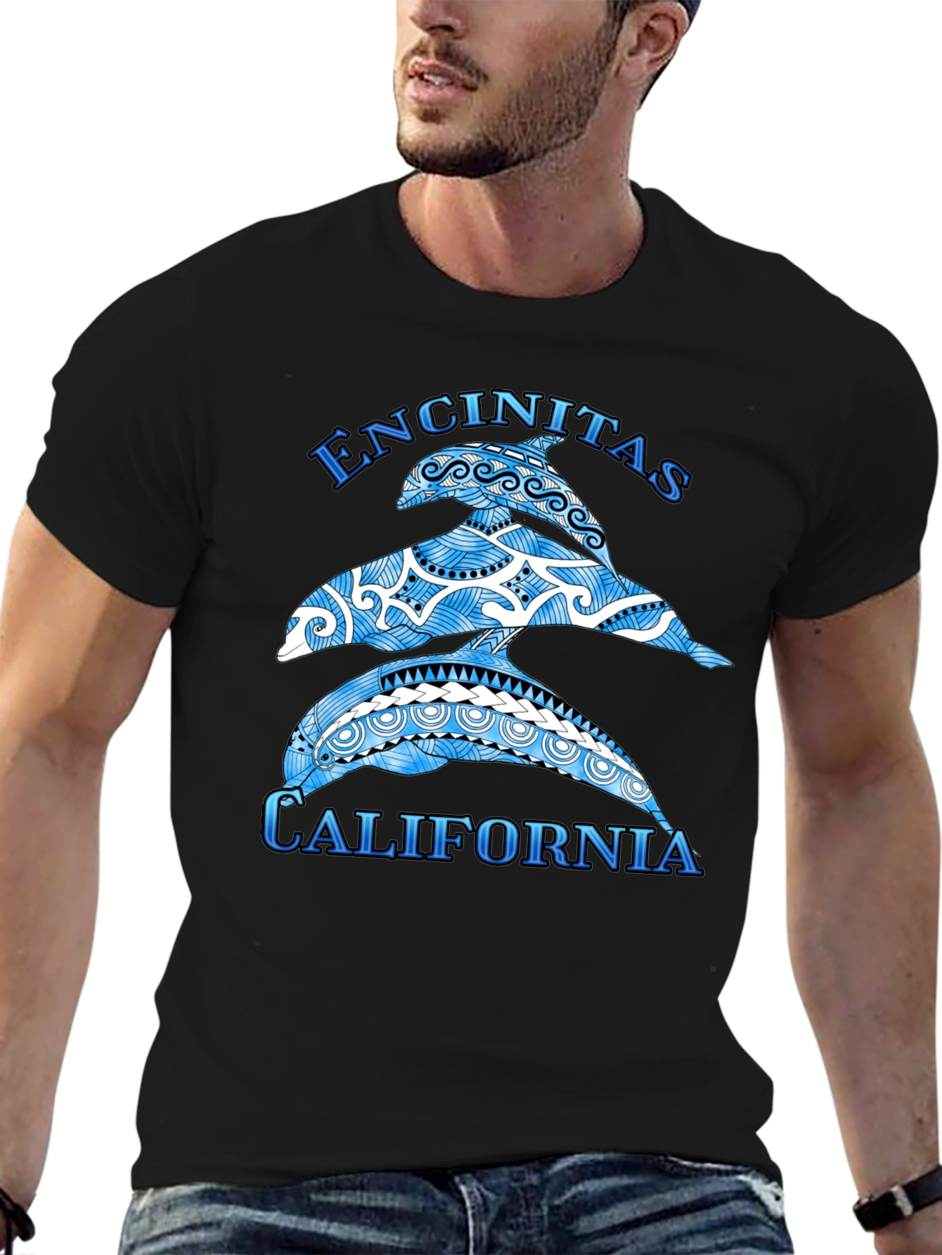 Encinitas California Dolphin T-Shirt