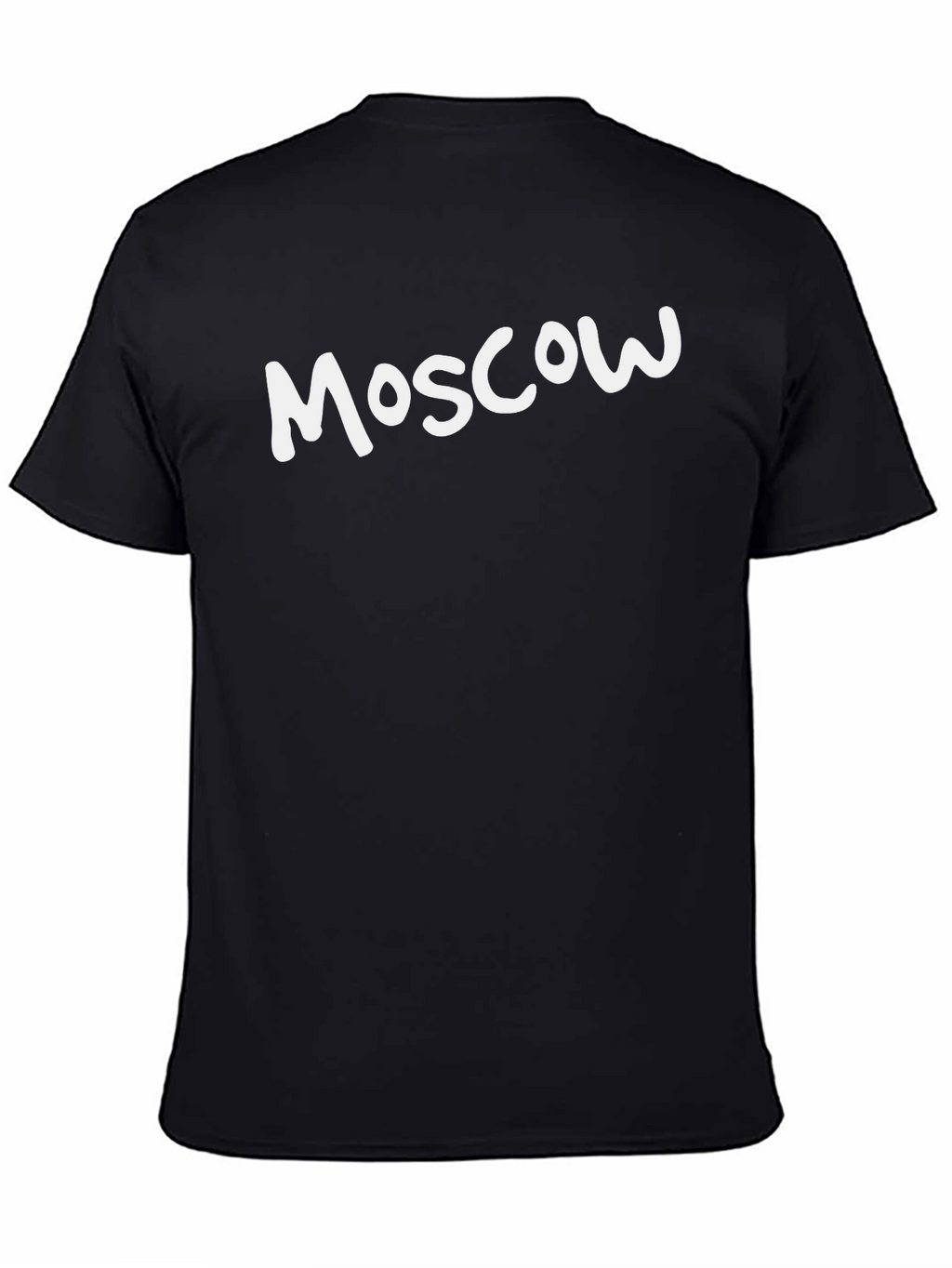 Moscow Graphic T-Shirt - Black Cotton Tee